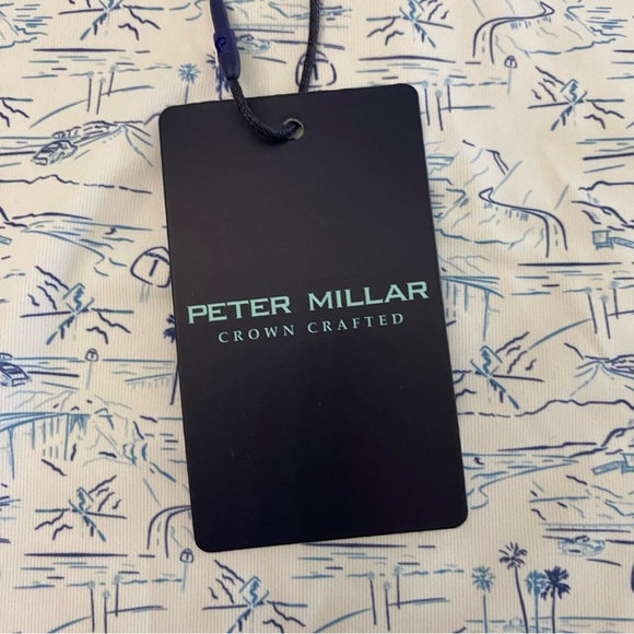 Peter Millar Crown Crafted Mens Medium LACC 123rd US Open Pacific Coast AOP New - Picture 10 of 15